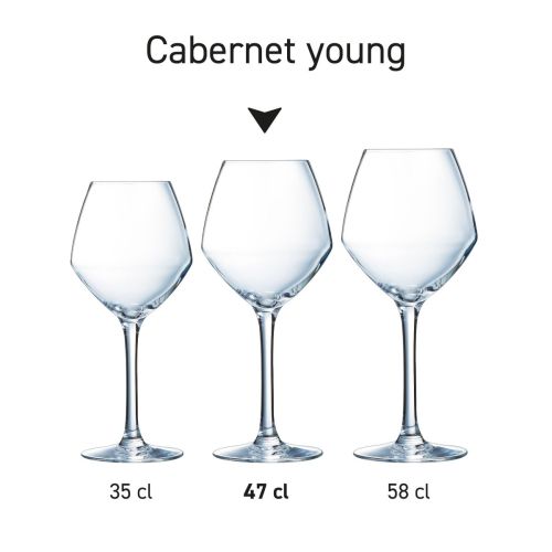 Mehrere Gläser aus der Serie Cabernet young werden gemeinsam als Produktkollektion präsentiert. Mehrere Gläser aus der Serie Cabernet young werden gemeinsam als Produktkollektion präsentiert.