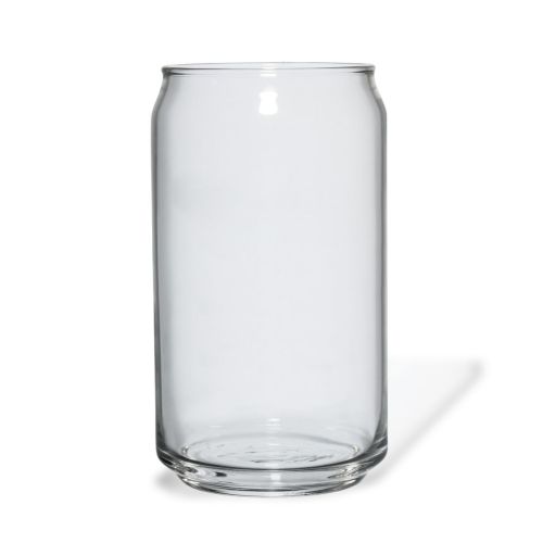 Can-Glas 35 cl, transparentes Glas, Vorderansicht ohne Aufdruck