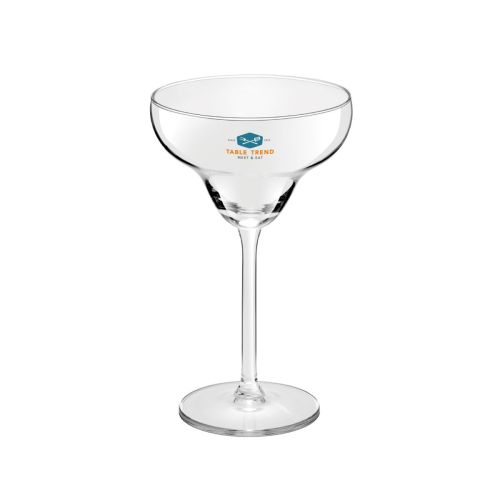 Cocktailglas Margarita 30 cl. mit mehrfarbigem TableTrend Logo auf der Glasoberfläche. Cocktailglas Margarita 30 cl. mit mehrfarbigem TableTrend Logo auf der Glasoberfläche.