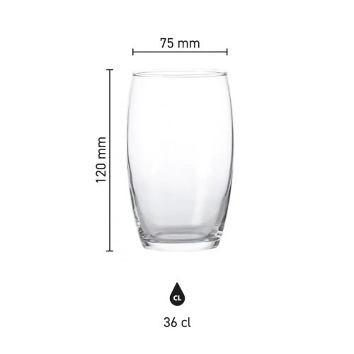 Infografik mit den Maßen des Cosy Moments Tumbler hoch 36 cl. einschließlich Höhe und Durchmesser. Infografik mit den Maßen des Cosy Moments Tumbler hoch 36 cl. einschließlich Höhe und Durchmesser.