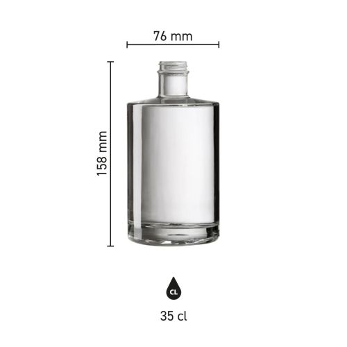 Die Infografik zeigt die Abmessungen des Bottle Berlin 0,35 Liter Glases mit Höhe und Durchmesser im Überblick. Die Infografik zeigt die Abmessungen des Bottle Berlin 0,35 Liter Glases mit Höhe und Durchmesser im Überblick.