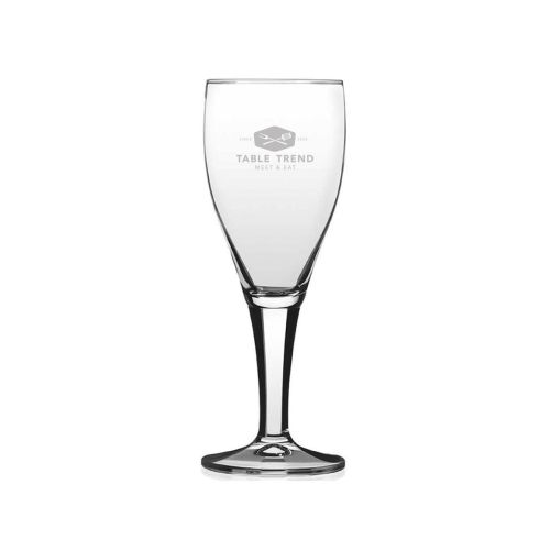 Harzer Pokal 20 cl Glas mit eingraviertem TableTrend-Logo auf der Frontplatte