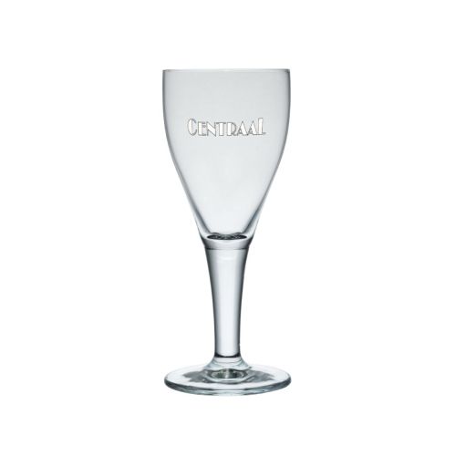 Harzer Pokal 20 cl Zapfglas mit mehrfarbigem „Centraal“-Logo auf der Vorderseite