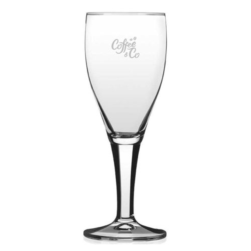 Harzer Bierglas 30 cl. mit eingraviertem CoffeeCo-Logo auf der Frontplatte