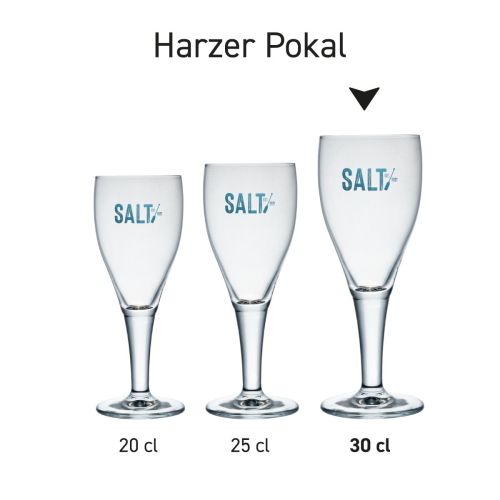 Harzer Bierglas 30 cl. bedrucken