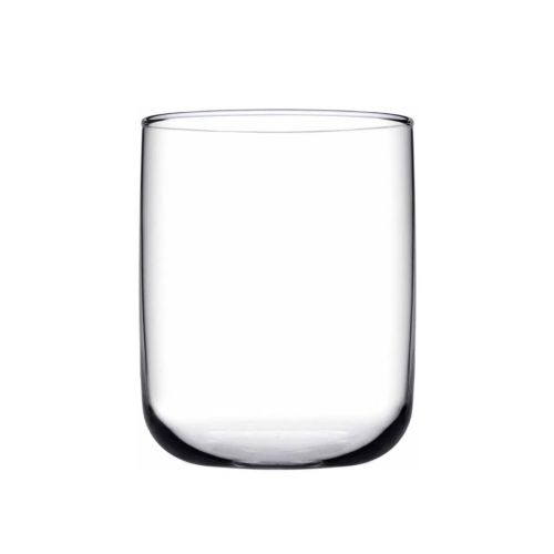 Vorderansicht des Iconic Tumbler 27 cl. Glas mit zylindrischer Form und glatter, transparenter Oberfläche.