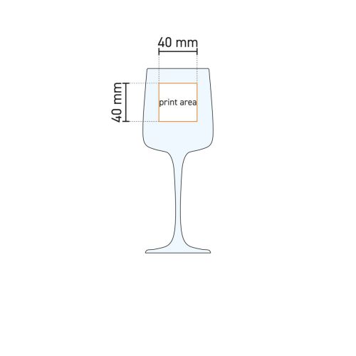Iconic Weinglas 27 cl. bedrucken Iconic Weinglas 27 cl. bedrucken
