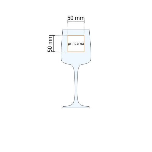 Iconic Weinglas 43 cl. bedrucken Iconic Weinglas 43 cl. bedrucken