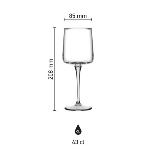 Iconic Weinglas 43 cl. bedrucken Iconic Weinglas 43 cl. bedrucken