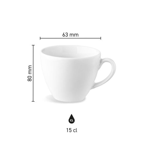 Isabelle Kaffeetasse 15 cl. mit Druck