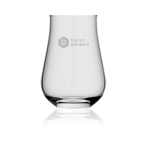 Lauren Glas 40 cl. mit eingraviertem DailyDrinks-Logo auf der Vorderseite