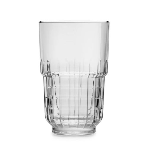 Longdrinkglas Tarq 35 cl. aus transparentem Glas, in der Vorderansicht ohne Aufdruck