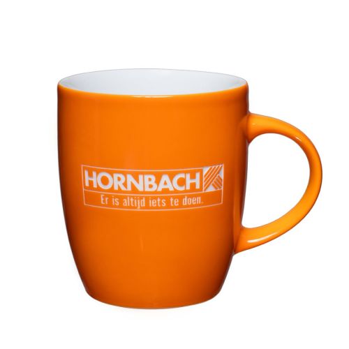 Mini Specta-Becher, 28 cl, aus Porzellan, mit eingraviertem Hornbach-Logo auf der Vorderseite