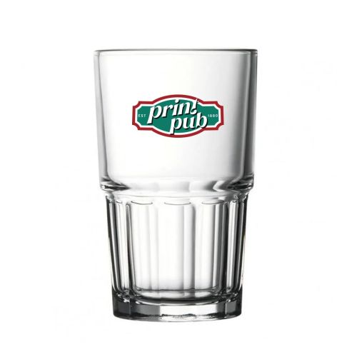 Next Longdrink Stack Glas 28,4 cl mit mehrfarbigem PrintPub Logo auf der Vorderseite. Next Longdrink Stack Glas 28,4 cl mit mehrfarbigem PrintPub Logo auf der Vorderseite.
