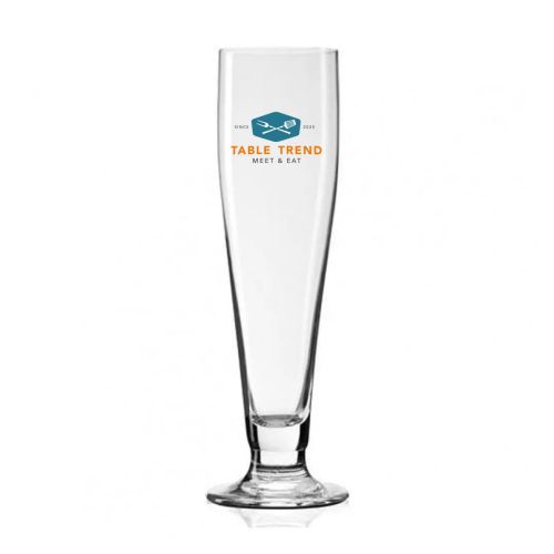 Bierglas Tulpe 30 cl. Glas mit mehrfarbigem TableTrend-Logo auf der Frontplatte