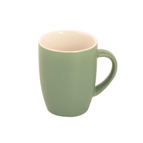 Robusta Becher 18 cl. Vorderseite Porzellan, matte grüne Oberfläche und gerade zylindrische Form. Robusta Becher 18 cl. Vorderseite Porzellan, matte grüne Oberfläche und gerade zylindrische Form.