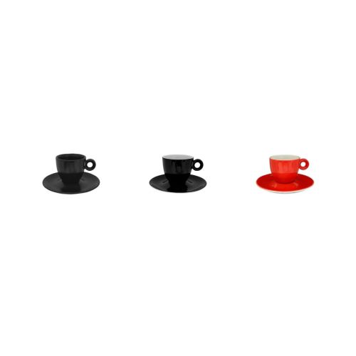 Übersicht der Rondo Espresso-Sets in verschiedenen Farbvariationen nebeneinander dargestellt.