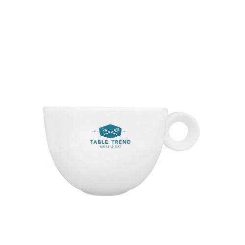 Rondo Kaffeetasse 15 cl. aus Porzellan mit einfarbigem Tabletrend-Logo auf der Vorderseite. Rondo Kaffeetasse 15 cl. aus Porzellan mit einfarbigem Tabletrend-Logo auf der Vorderseite.