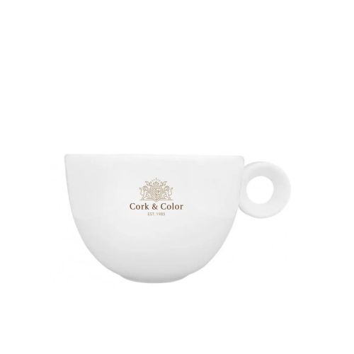 Rondo Kaffeetasse 15 cl. mit mehrfarbigem CorkColor-Logo auf der Vorderseite. Rondo Kaffeetasse 15 cl. mit mehrfarbigem CorkColor-Logo auf der Vorderseite.