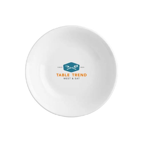 Schüssel Princip 16 cm mit mehrfarbigem TableTrend-Logo, das auf der Vorderseite gut sichtbar ist. Schüssel Princip 16 cm mit mehrfarbigem TableTrend-Logo, das auf der Vorderseite gut sichtbar ist.