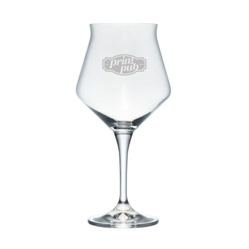 Sommelier Kelch Craft 42 cl Weinglas mit eingraviertem PrintPub-Logo auf der Vorderseite