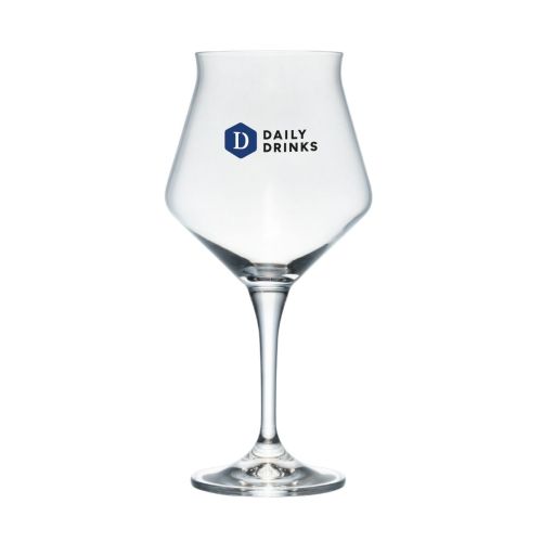 Sommelier Kelch Craft 42 cl Weinglas mit mehrfarbigem DailyDrinks-Logo auf der Vorderseite
