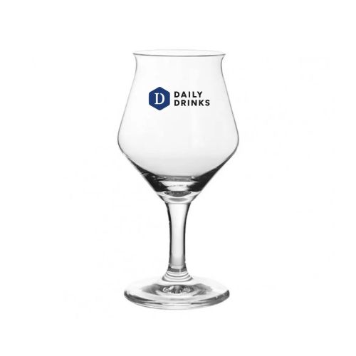 Sommelier Kelch Ritzenhoff niedrig 30 cl Glas mit mehrfarbigem DailyDrinks-Logo auf der Vorderseite