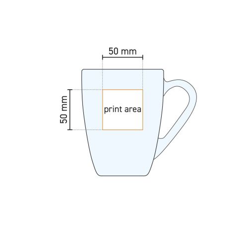 Die technische Arbeitszeichnung zeigt die verfügbare Gravurfläche auf dem Gravur-Teeglas Iconic 32 cl. Die technische Arbeitszeichnung zeigt die verfügbare Gravurfläche auf dem Gravur-Teeglas Iconic 32 cl.