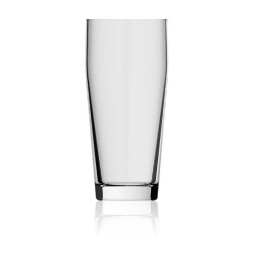 Willibecher 48 cl. transparentes Glas, Vorderseite ohne Aufdruck, klassisches Bierglas für die Gastronomie
