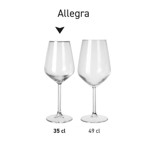 Allegra Weinglas 35 cl. bedrucken Allegra Weinglas 35 cl. bedrucken