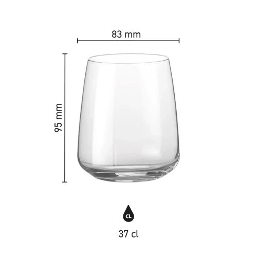 Die Infografik zeigt die Abmessungen von Aurum Tumbler Wasserglas 37 cl aus Glas, einschließlich Höhe und Durchmesser. Die Infografik zeigt die Abmessungen von Aurum Tumbler Wasserglas 37 cl aus Glas, einschließlich Höhe und Durchmesser.