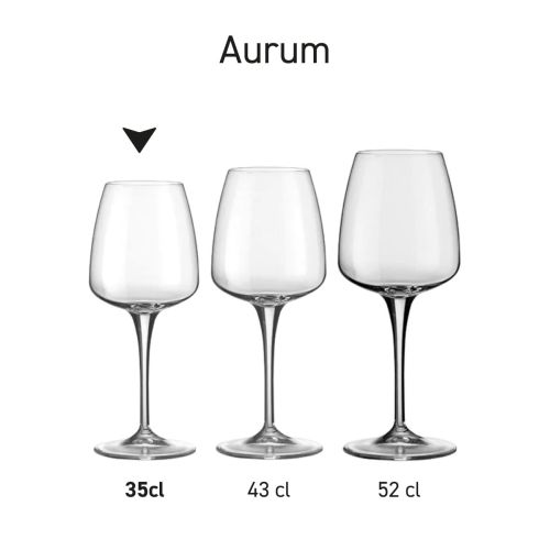 Aurum Weinglas 35 cl. bedrucken