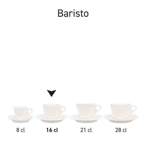 Übersichtsbild von Baristo Coffee 16 cl. SET Porzellan als Teil einer Serie von Tassen.