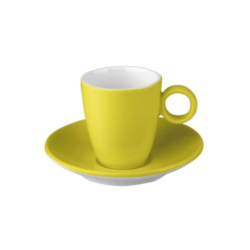 Frontbild hellgrün-weiß Bart Espresso 6,5 cl. SET mit glatter Oberfläche. Frontbild hellgrün-weiß Bart Espresso 6,5 cl. SET mit glatter Oberfläche.