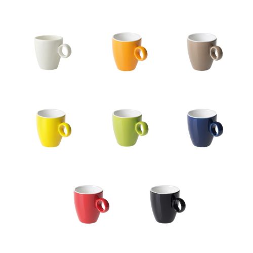 Variationen in der Farbe von Bart Espresso Tasse 6,5 cl Porzellan bequem präsentiert. Variationen in der Farbe von Bart Espresso Tasse 6,5 cl Porzellan bequem präsentiert.
