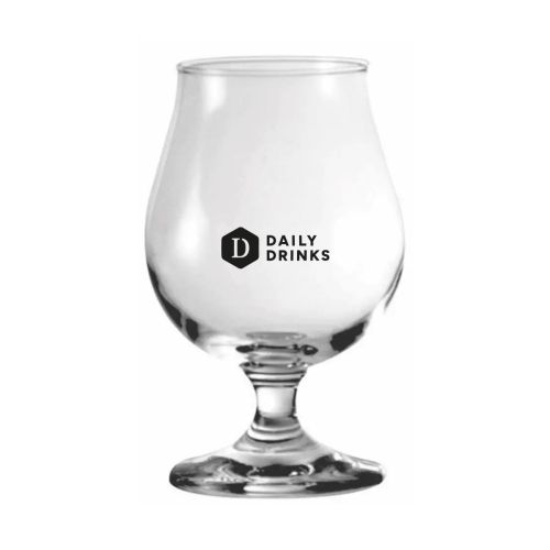 Vorderansicht des Bierglas Breughel 38 cl. Glas mit einfarbigem DailyDrinks-Logo mittig auf der Vorderseite. Vorderansicht des Bierglas Breughel 38 cl. Glas mit einfarbigem DailyDrinks-Logo mittig auf der Vorderseite.