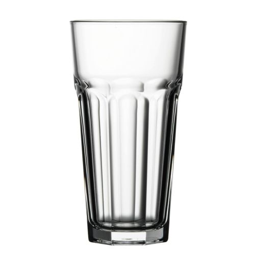 Gerade Vorderansicht des Casablanca Bierglases 47,5 cl, klares Glas mit eleganter Rundung und schmalem Boden. Gerade Vorderansicht des Casablanca Bierglases 47,5 cl, klares Glas mit eleganter Rundung und schmalem Boden.