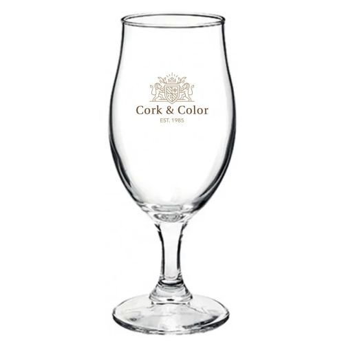 Bierglas Executive 53 cl. mit mehrfarbigem CorkColor-Logo auf der Vorderseite des Executive-Modells. Bierglas Executive 53 cl. mit mehrfarbigem CorkColor-Logo auf der Vorderseite des Executive-Modells.