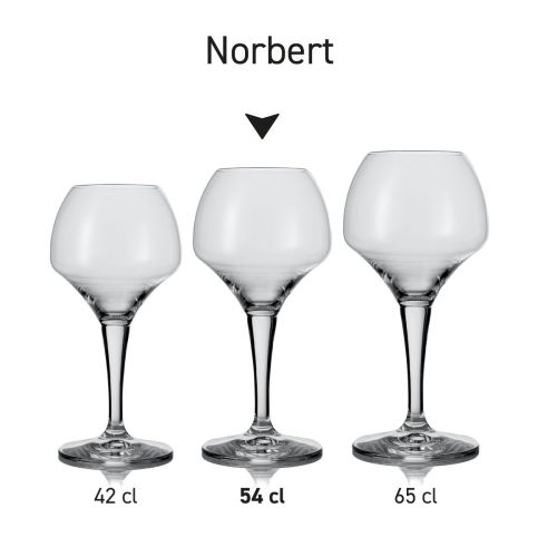 Norbert-Biergläser in einer Serie mit verschiedenen Fassungsvermögen nebeneinander. Norbert-Biergläser in einer Serie mit verschiedenen Fassungsvermögen nebeneinander.