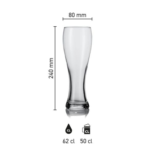 Bierglas Pantheon 50 cl. mit Druck Bierglas Pantheon 50 cl. mit Druck