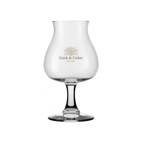 Specials Degustationsbierglas 25 cl mit buntem CorkColor-Logo in mehreren Farben auf der Vorderseite. Specials Degustationsbierglas 25 cl mit buntem CorkColor-Logo in mehreren Farben auf der Vorderseite.
