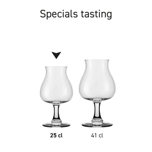 Übersicht der Specials Bierverkostungsgläser 25 cl. als Serie. Übersicht der Specials Bierverkostungsgläser 25 cl. als Serie.