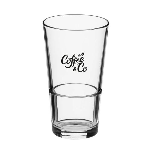 Bierglas Stapelbar 34 cl. bedruckt mit CoffeeCo-Logo in einer Farbe auf der Vorderseite. Bierglas Stapelbar 34 cl. bedruckt mit CoffeeCo-Logo in einer Farbe auf der Vorderseite.