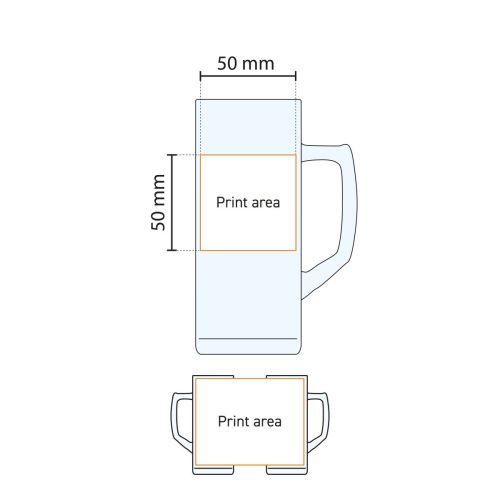 Druckfläche und Druckposition des Reno-Bierkruges 30 cl sind in der Arbeitszeichnung dargestellt. Druckfläche und Druckposition des Reno-Bierkruges 30 cl sind in der Arbeitszeichnung dargestellt.