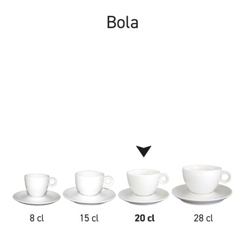 Übersicht der Bola-Cappuccino-Sets aus der Bola-Serie. Übersicht der Bola-Cappuccino-Sets aus der Bola-Serie.