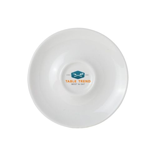Mehrfarbiger TableTrend-Logoaufdruck auf der Bola Espresso Tasse 12,5 cm aus Porzellan. Mehrfarbiger TableTrend-Logoaufdruck auf der Bola Espresso Tasse 12,5 cm aus Porzellan.