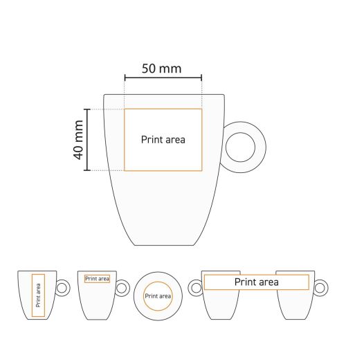 Bola Tasse 25 cl. bedrucken Bola Tasse 25 cl. bedrucken
