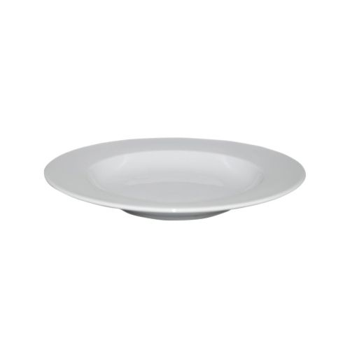 Teller breitem Rand Weiß 23 cm. bedrucken