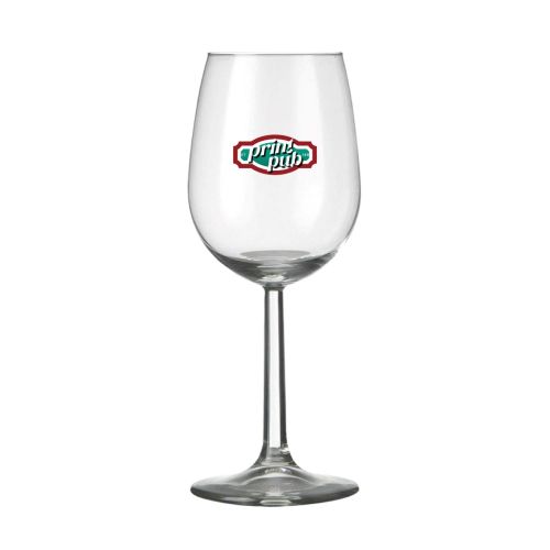 Vorderansicht des Bouquet Weinglas 35 cl. mit vollfarbigem PrintPub-Logo auf dem Glas. Vorderansicht des Bouquet Weinglas 35 cl. mit vollfarbigem PrintPub-Logo auf dem Glas.