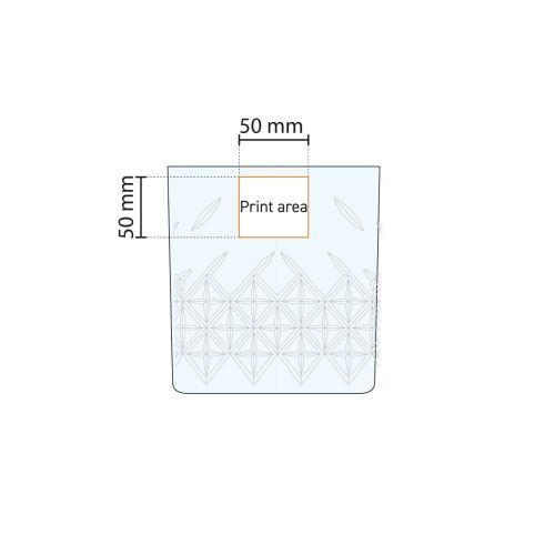 Die technische Arbeitszeichnung zeigt den Druckbereich des Broadway Tumbler Glases 30 cl. zum Bedrucken. Die technische Arbeitszeichnung zeigt den Druckbereich des Broadway Tumbler Glases 30 cl. zum Bedrucken.